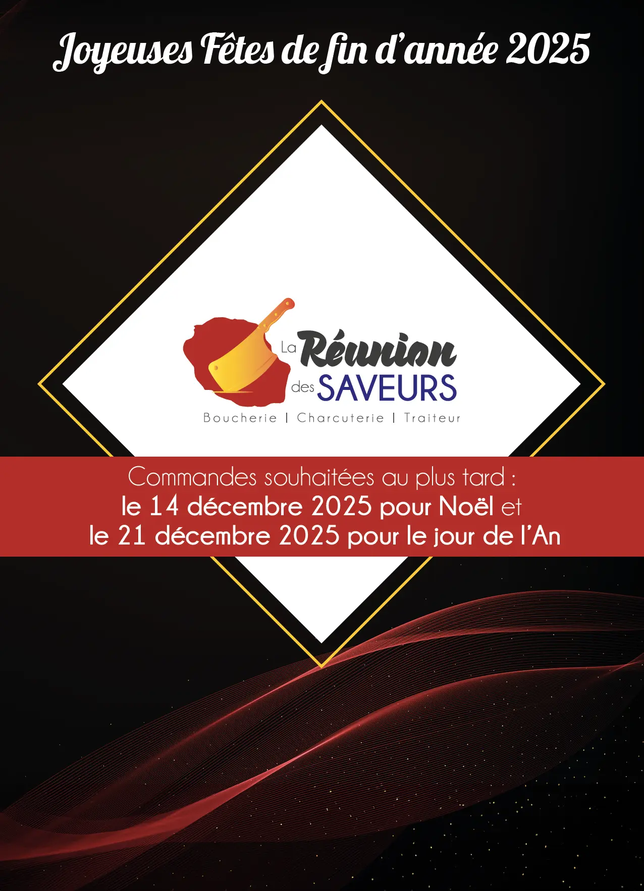 reunion des saveurs commandes noel 2025
